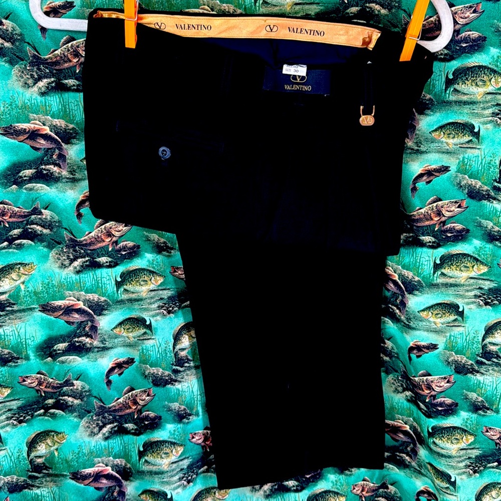 Valentino Men’s Black Slacks 30x30